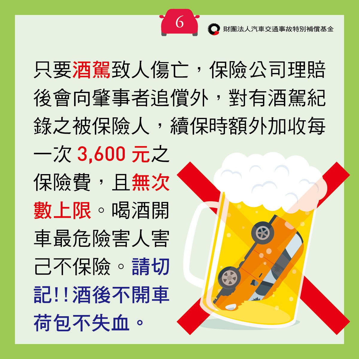 酒駕致人傷亡,保險公司理賠後會向肇事者追償